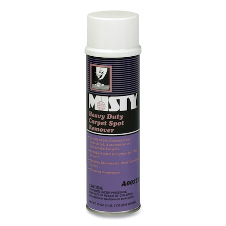 Misty Heavy-Duty Carpet Spot Remover, 20 oz. Aerosol Can, PK12 1001611